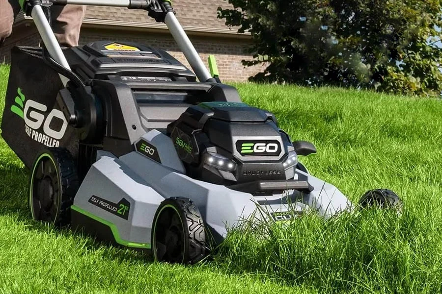 best battery push mower